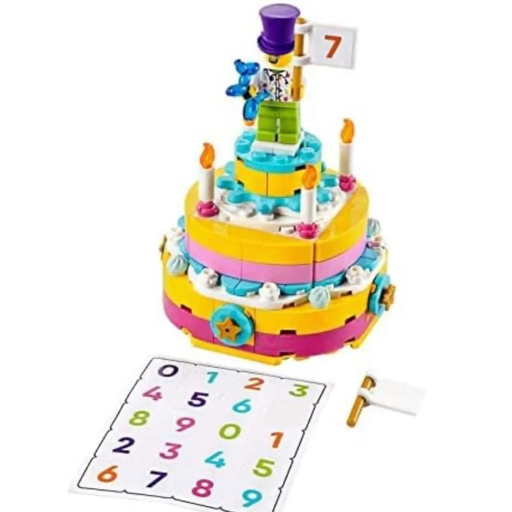 Retired, new LEGO® Iconic Birthday Table Decoration - Picture 3 of 11